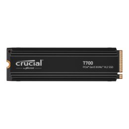 Dysk SSD Crucial T700 2TB M.2 PCIe 5.0 NVMe 2280 (12400/11800MB/s) z radiatorem