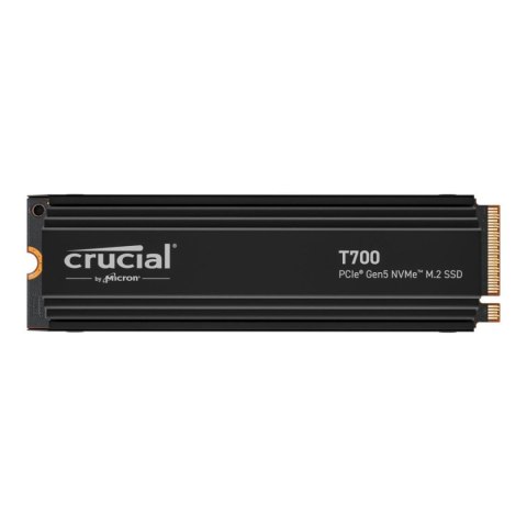 Dysk SSD Crucial T700 2TB M.2 PCIe 5.0 NVMe 2280 (12400/11800MB/s) z radiatorem