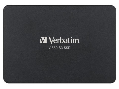 Dysk SSD wewnętrzny Verbatim Vi550 S3 256GB 2.5" SATA III czarny