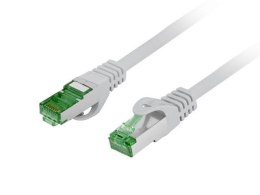 Patchcord Lanberg S/FTP kat.7 15m LSZH CU fluke passed szary