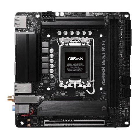 Płyta ASRock B860I WiFi /B860/DDR5/SATA3/M.2/USB3.2/WiFi/BT/PCIe5.0/s.1851/Mini-ITX