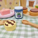 Drewniany zestaw piknikowy z koszyczkiem - Kabi 3+