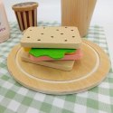 Drewniany zestaw piknikowy z koszyczkiem - Kabi 3+
