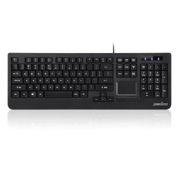 Klawiatura przewodowa Perixx PERIBOARD-513 II + touchpad czarna