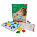 Klocki magnetyczne Tangram 20 el. układanka - z tablicą 3+