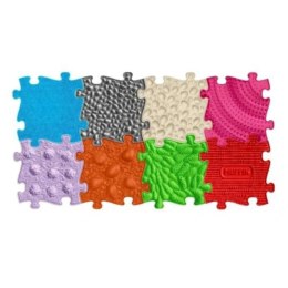 Maty sensoryczne Muffik Medium 8 elementów - ścieżka dotykowa 1+