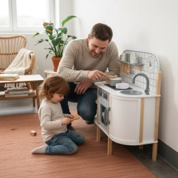 Drewnia na kuchnia dla dzieci z akcesoriami - Kabi 3+