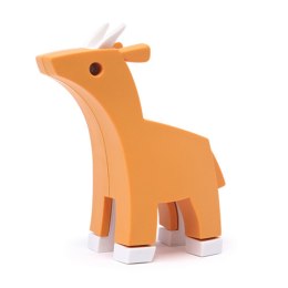 Figurki magnetyczne 3D Half Toys - Rodzina safari Impala i Gnu