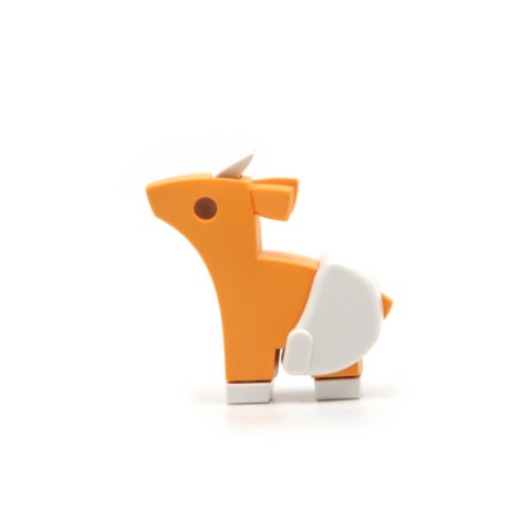 Figurki magnetyczne 3D Half Toys - Rodzina safari Impala i Gnu