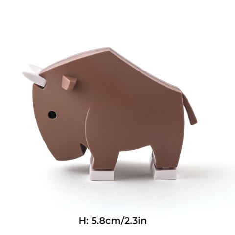 Figurki magnetyczne 3D Half Toys - Rodzina safari Impala i Gnu