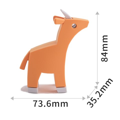 Figurki magnetyczne 3D Half Toys - Rodzina safari Impala i Gnu