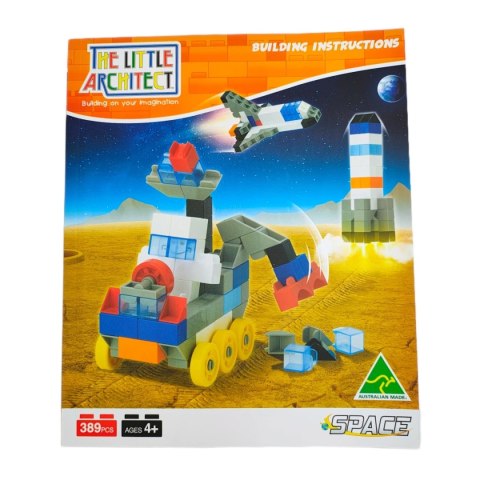 Klocki konstrukcyjne Little Architect Space 383 el. - 4+