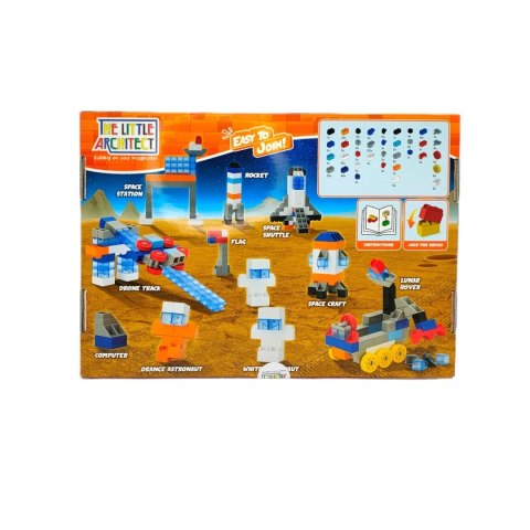 Klocki konstrukcyjne Little Architect Space 383 el. - 4+