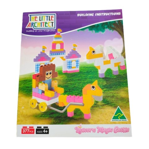 Klocki konstrukcyjne Little Architect Unicorn 370 el. 4+