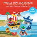 Klocki konstrukcyjne Pirates 335 el. - Little Architect 4+