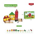 Klocki magnetyczne farma 26 el. - Magnetic Tiles 3+