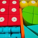 Klocki magnetyczne piankowe EVA 34 el. - MagTic 3+