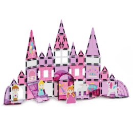 Klocki magnetyczne zamek księżniczki 58 el. - Magnetic Tiles 3+