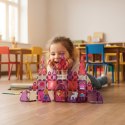Klocki magnetyczne zamek księżniczki 58 el. - Magnetic Tiles 3+