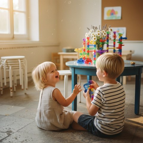 Kulodrom tor kulkowy 66 elementów - dla dzieci 3+