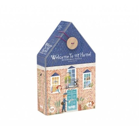 Londji Welcome to My Home - dwustronne puzzle 36 el. od 3 lat