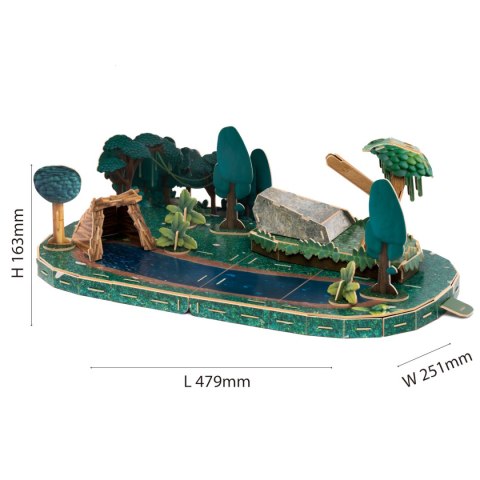Magnetyczne figurki 3D zwierząt leśnych - Half Toys 3+