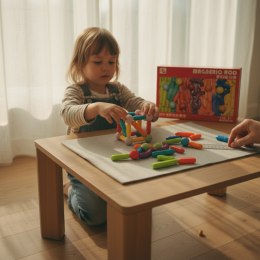 Magnetyczne pałeczki i kulki 178 el. - CreativiRod 3+