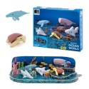 Magnetyczne zwierzaki Half Toys Ocean 3D - figurki dla dzieci 3+