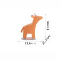 Magnetyczne zwierzaki Half Toys safari puzzle 3D - figurki 3+