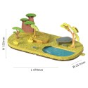 Magnetyczne zwierzaki Half Toys safari puzzle 3D - figurki 3+