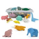 Magnetyczne zwierzaki puzzle 3D Half Toys - 24 szt. 3+