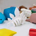Magnetyczne zwierzaki puzzle 3D Half Toys - 24 szt. 3+