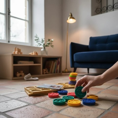 Puzzle sensoryczne Planeta zmysłów 68 el. - Mom's Care 1+