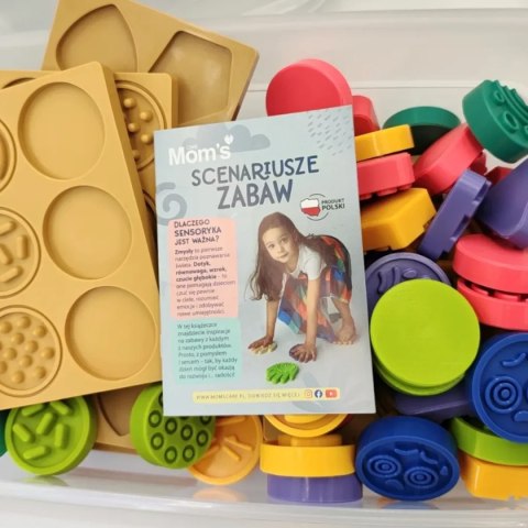Puzzle sensoryczne Planeta zmysłów 68 el. - Mom's Care 1+