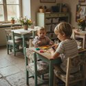Sensoryczna tęcza - zestaw puzzli sensorycznych - dotyk, kształt - 45 el. 1+