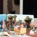 Zabawki magnetyczne 3D dla dzieci safari hipopotam i krokodyl - Half Toys 3+