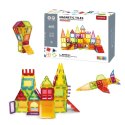 Klocki magnetyczne XL 66 elementów - Magnetic Tiles 3+