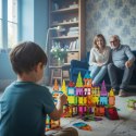 Klocki magnetyczne XL 66 elementów - Magnetic Tiles 3+