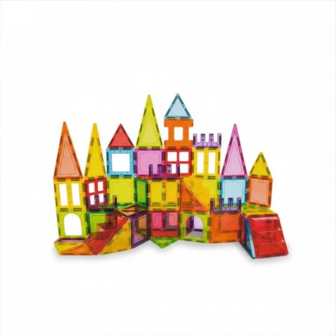 Klocki magnetyczne XL 66 elementów - Magnetic Tiles 3+