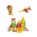 Klocki magnetyczne XL 66 elementów - Magnetic Tiles 3+