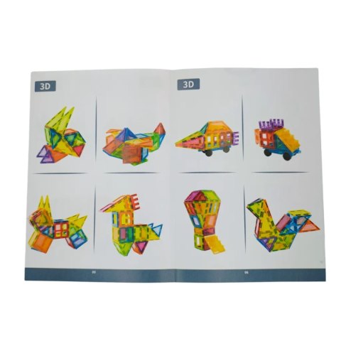 Klocki magnetyczne XL 85 elementów -3+