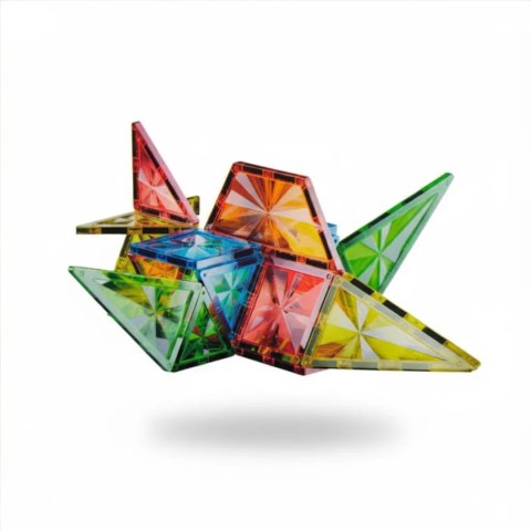 Klocki magnetyczne Magnetic Tiles 115 elementów - 3+