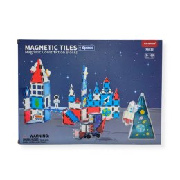 Klocki magnetyczne kosmiczne zestaw 60 elementów - 3+
