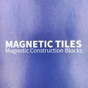 Klocki magnetyczne kosmiczne zestaw 60 elementów - 3+