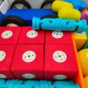 Klocki magnetyczne piankowe EVA 50 el. - 3+