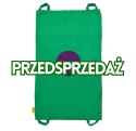 Mini chusta animacyjna 100 x 60 cm zielona z kołem fioletowym