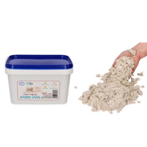 NaturSand 3 kg - polski piasek dynamiczny do domu - Adam Toys 3+