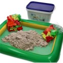 Piasek kinetyczny NaturSand 3 kg z foremkami i piaskownicą - Adam Toys 3+