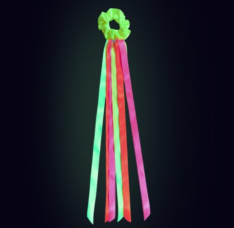 Wstążki do tańca 75 cm na rękę Neonowe UV 2 szt.