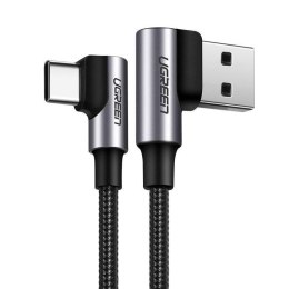 Kabel kątowy USB-C - USB Ugreen US176 20855 0,5m - szary